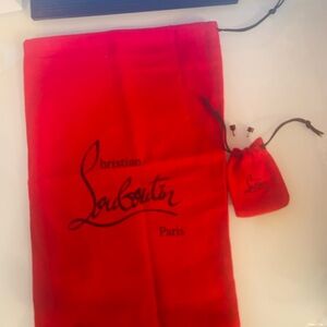 Authentic Christian Louboutin Dustbag & Heel Taps